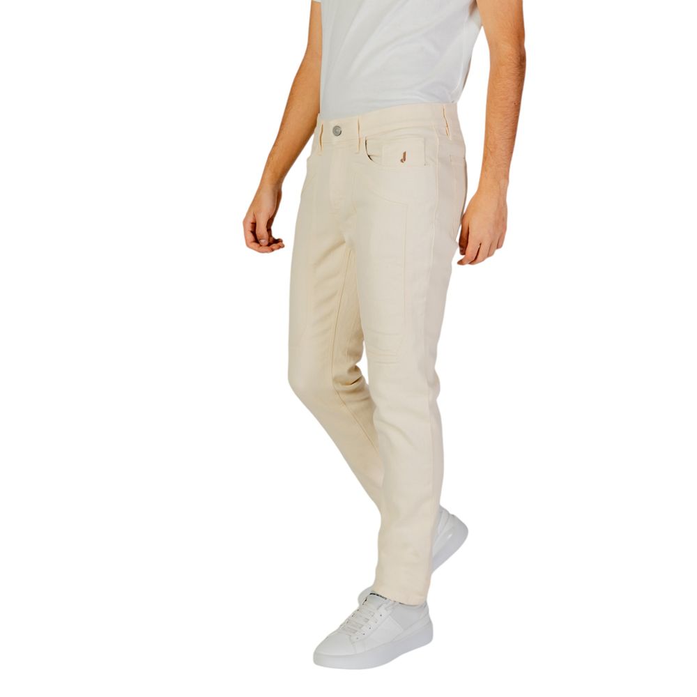 Cremefarbene Jeans und Hose aus Baumwolle