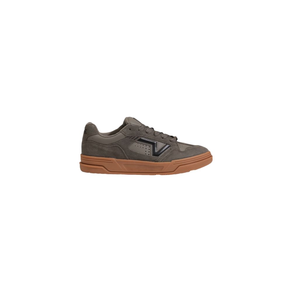 Grauer Wildleder-Sneaker