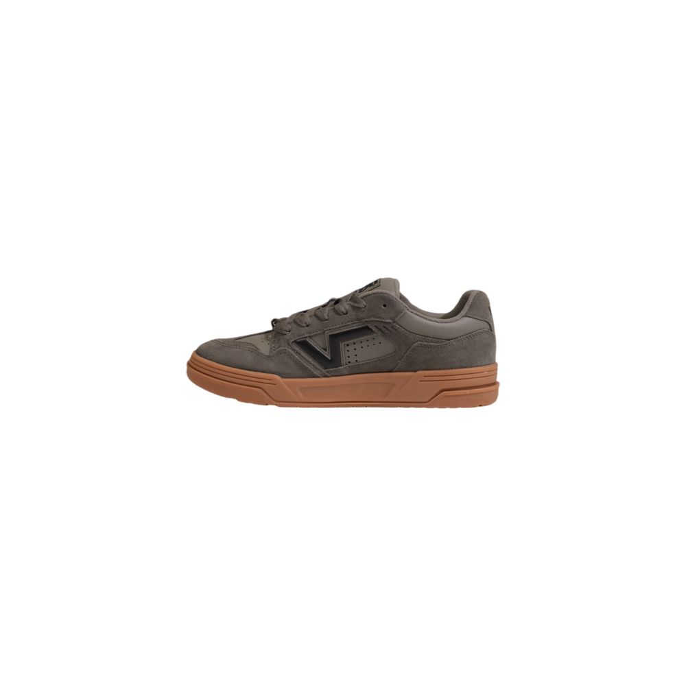 Grauer Wildleder-Sneaker