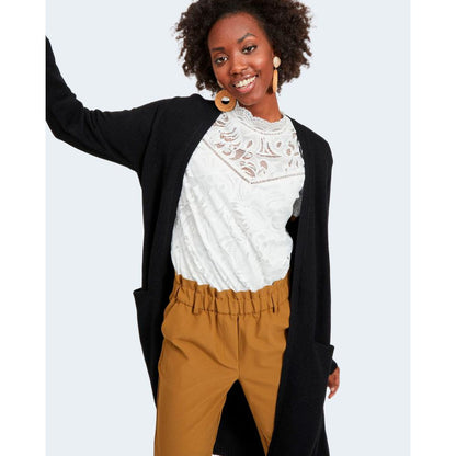 Black Viscose Cardigan