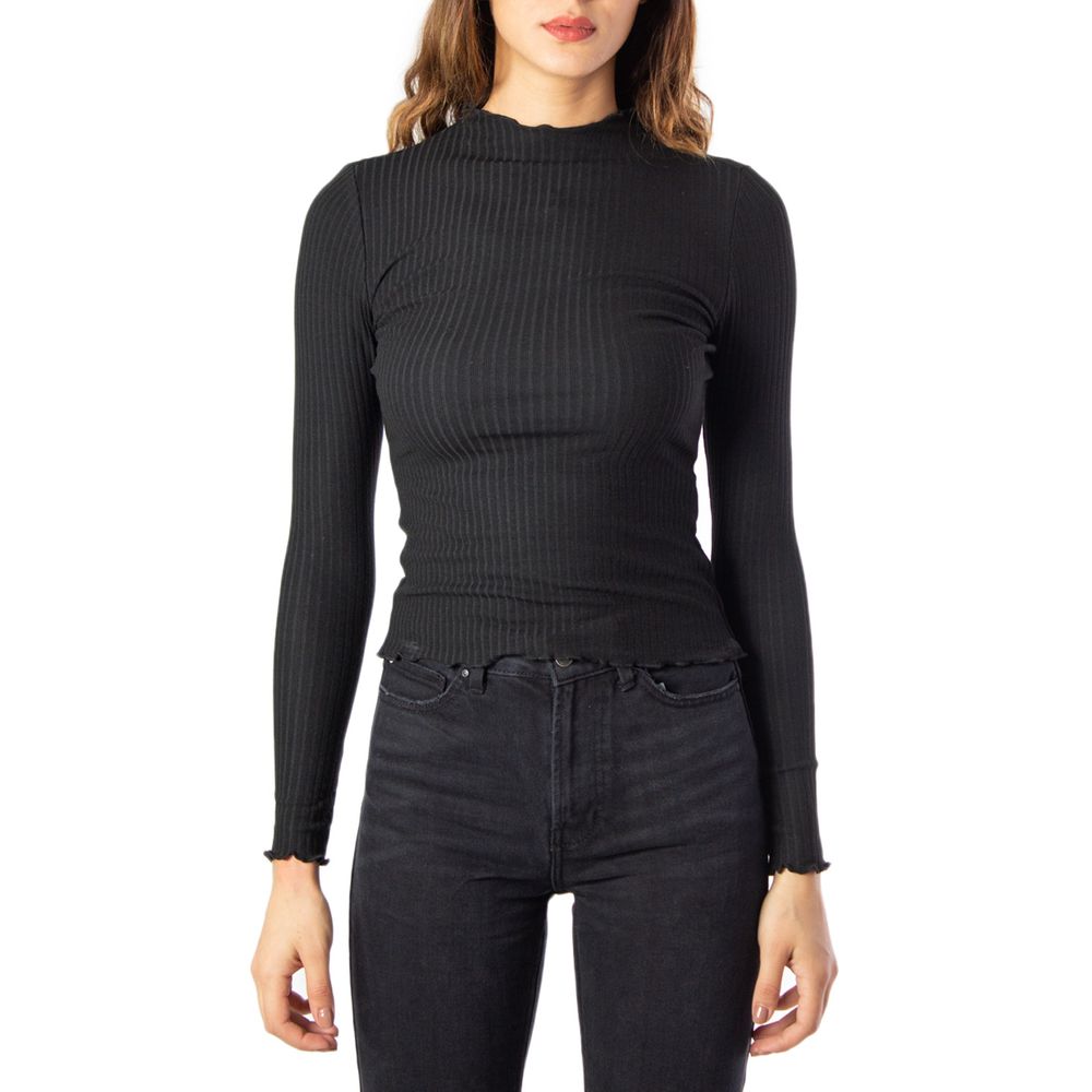 Black Polyester Sweater