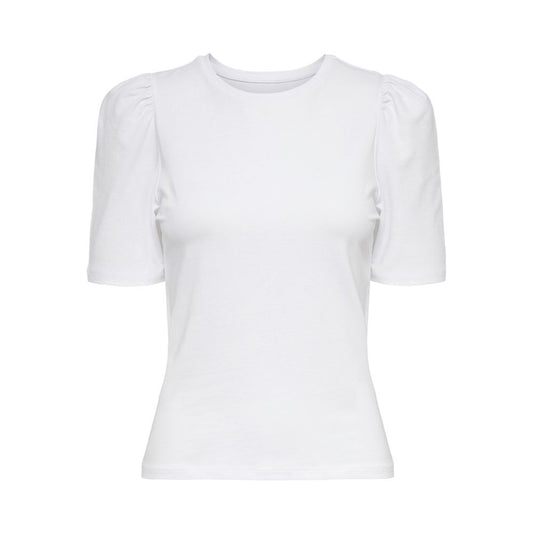 White Cotton Tops & T-Shirt