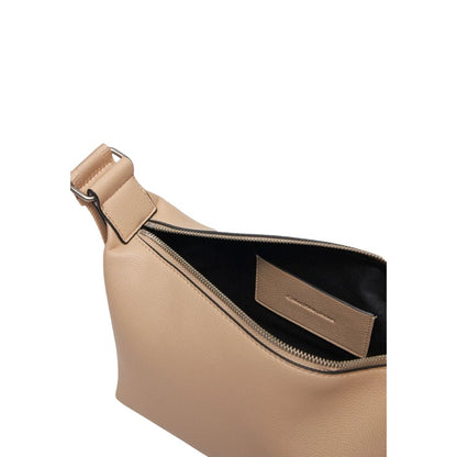 Beige Polyethylene Handbag