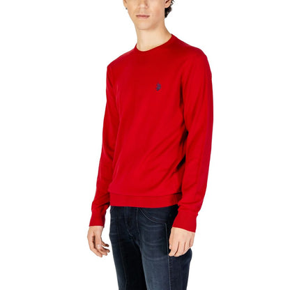 Roter Baumwollpullover