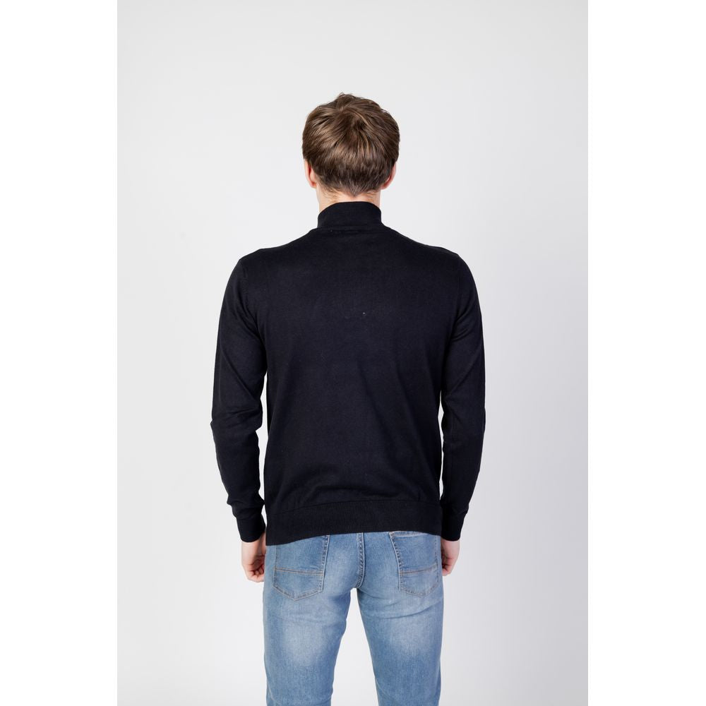 Black Cotton Sweater