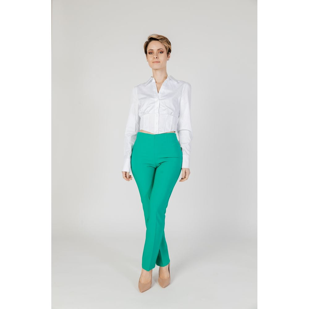 Grüne Jeans und Hose aus Polyester