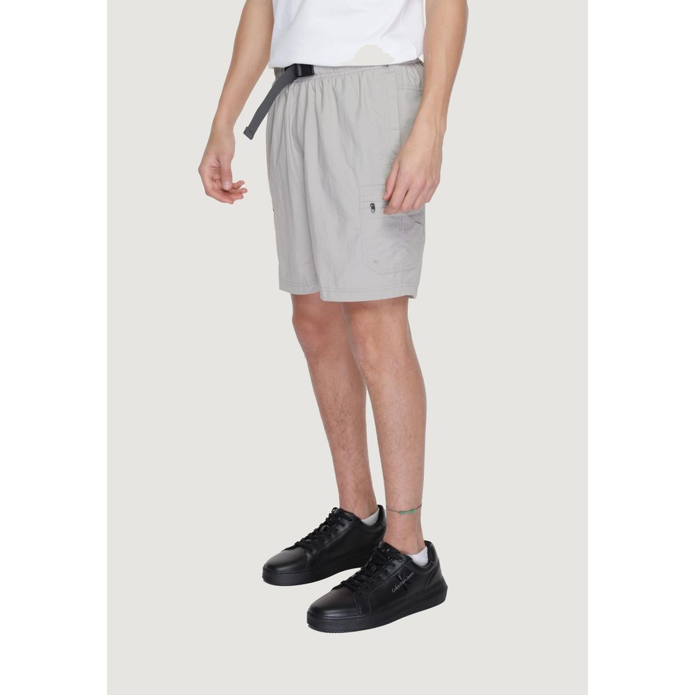 Graue Shorts aus Polyamid