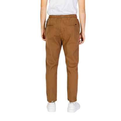 Brown Cotton Jeans & Pant