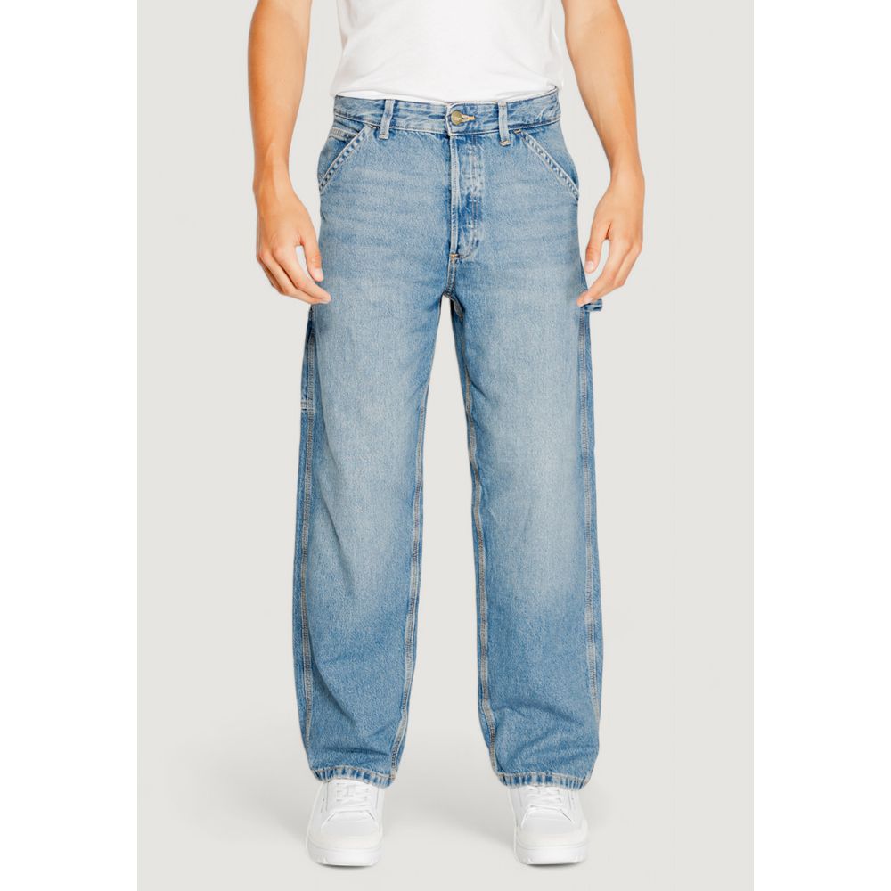 Blue Cotton Jeans & Pant