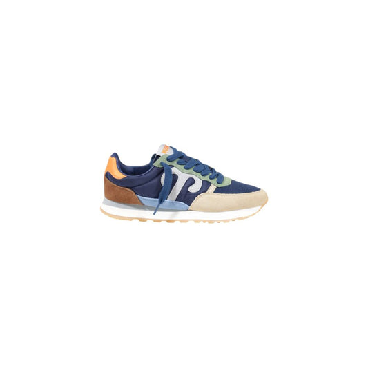 Blauer Wildleder-Sneaker