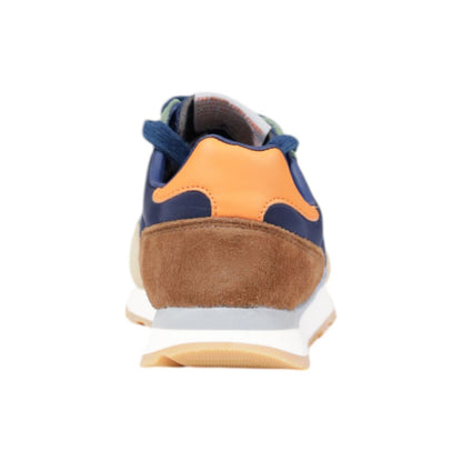 Blauer Wildleder-Sneaker