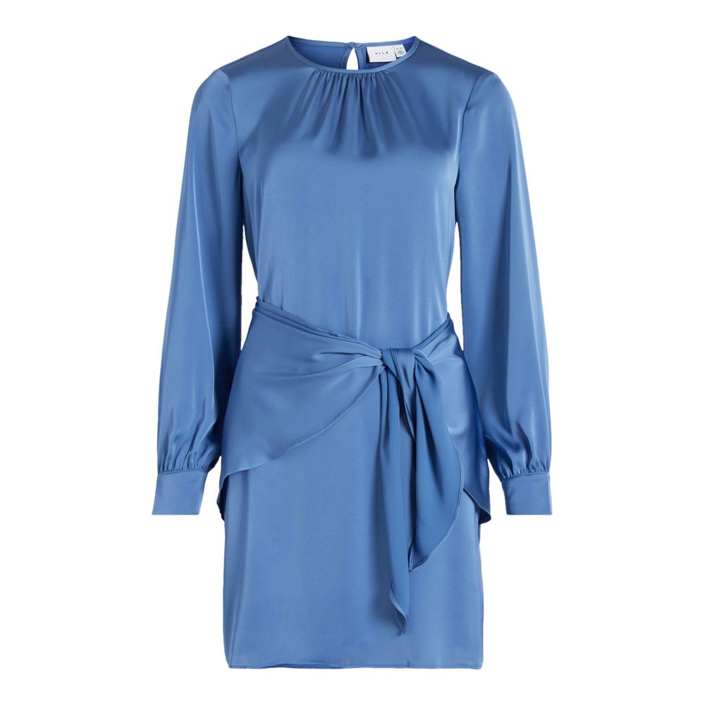 Blue Recycled Polyester Dress