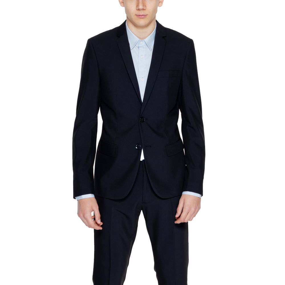 Black Polyester Suit