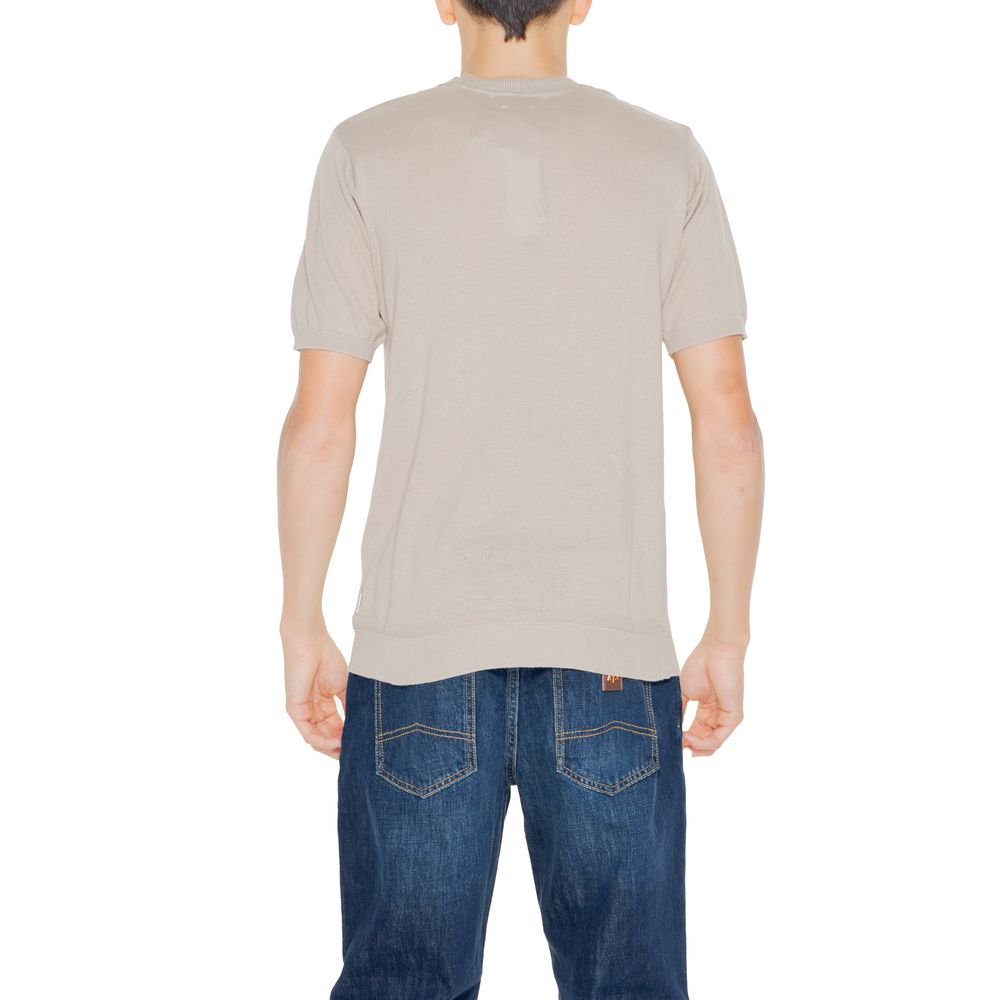 Beige Cotton T-Shirt