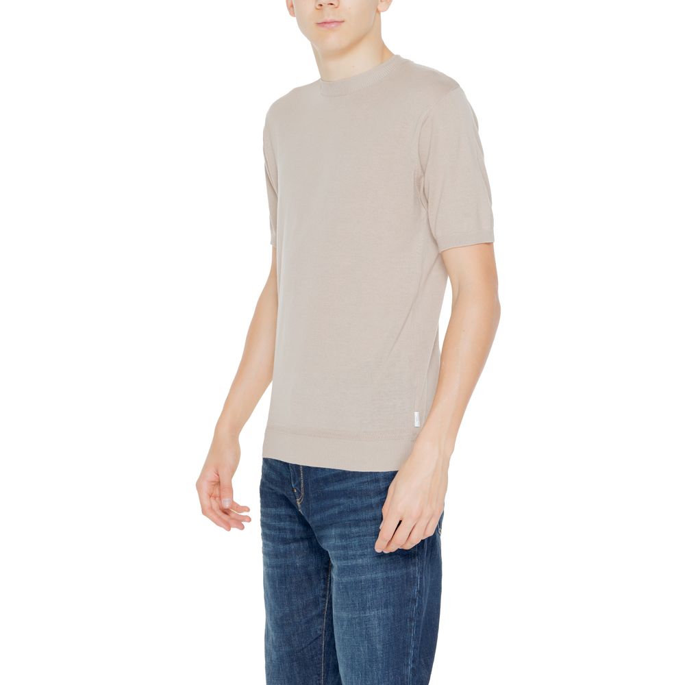 Beige Cotton T-Shirt