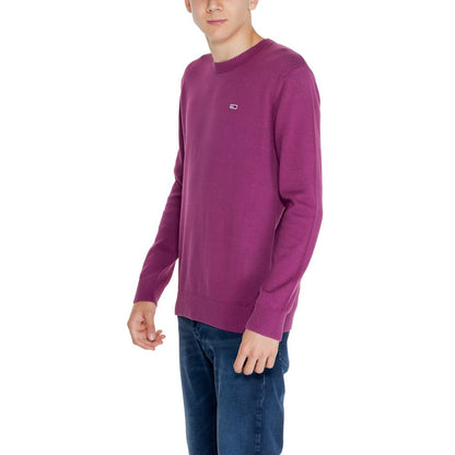 Purple Cotton Cotton Sweater