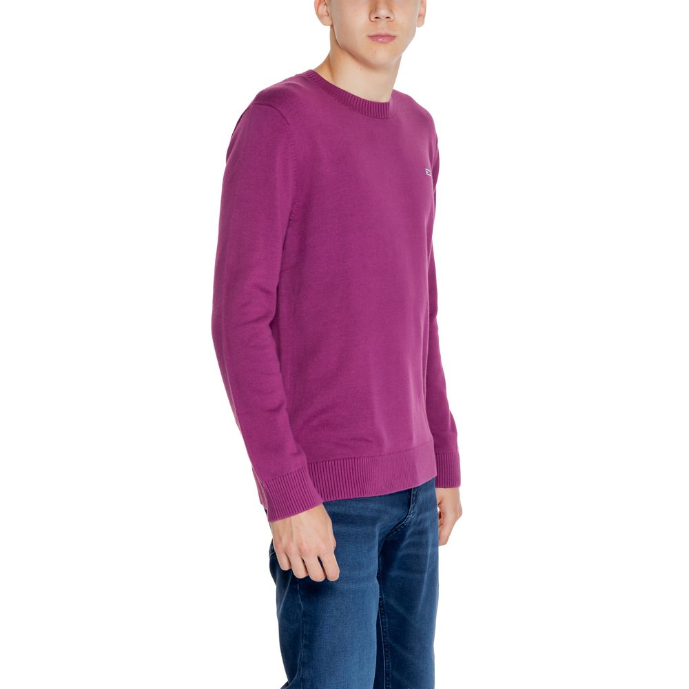 Purple Cotton Cotton Sweater