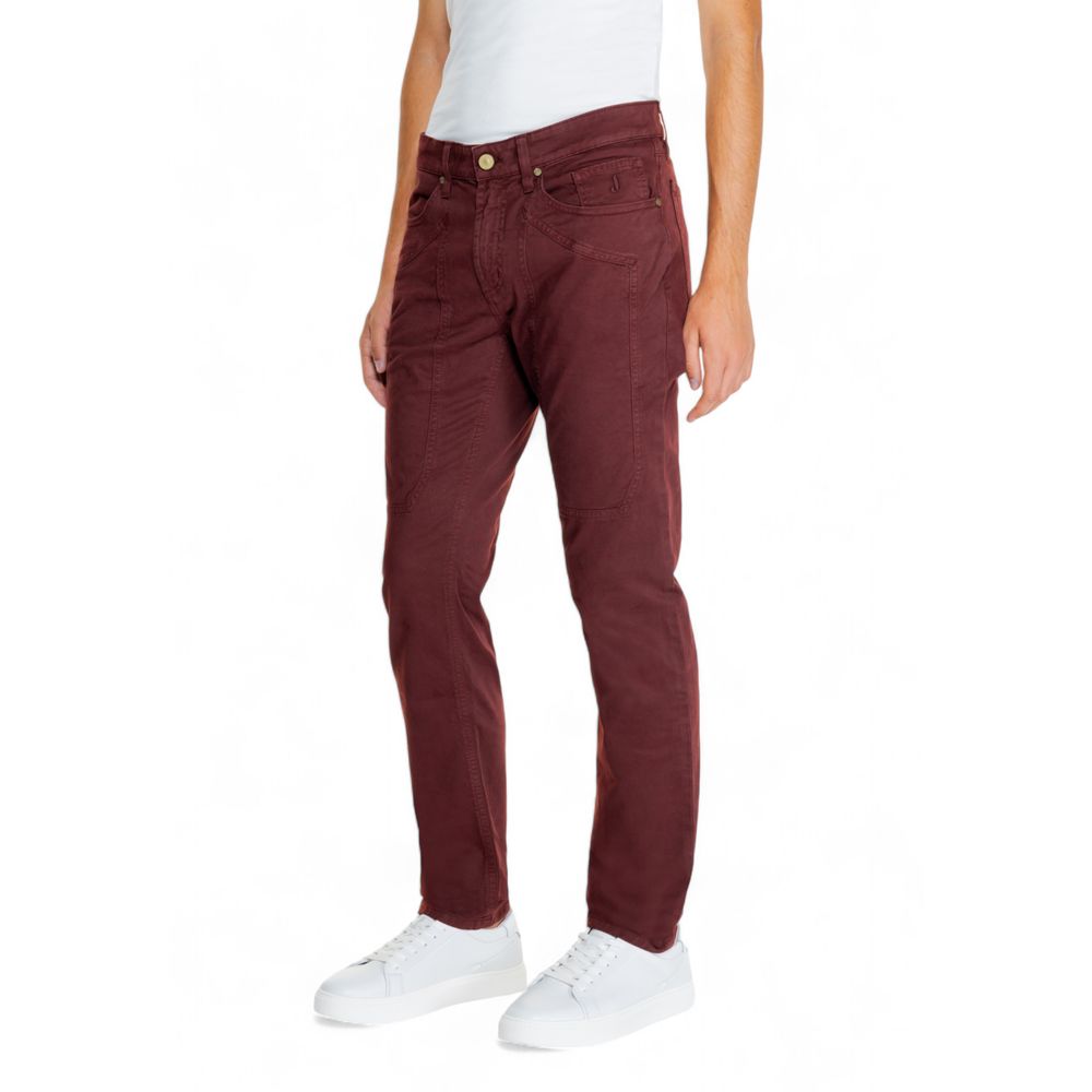 Rote Jeans und Hose aus Baumwolle