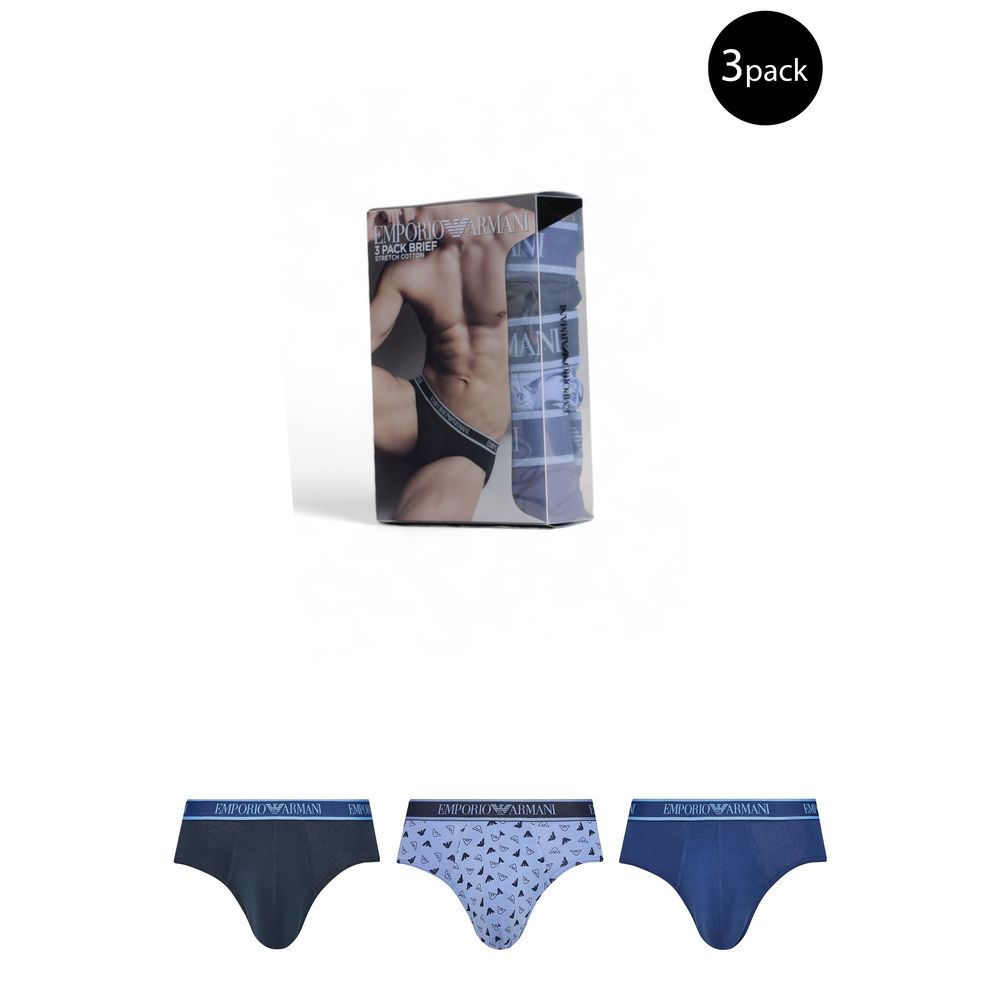 Blue Cotton Underwear