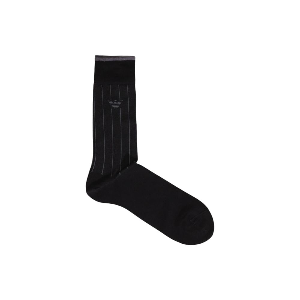 Black Cotton Sock