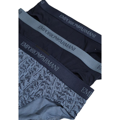 Blue Polyester Underwear