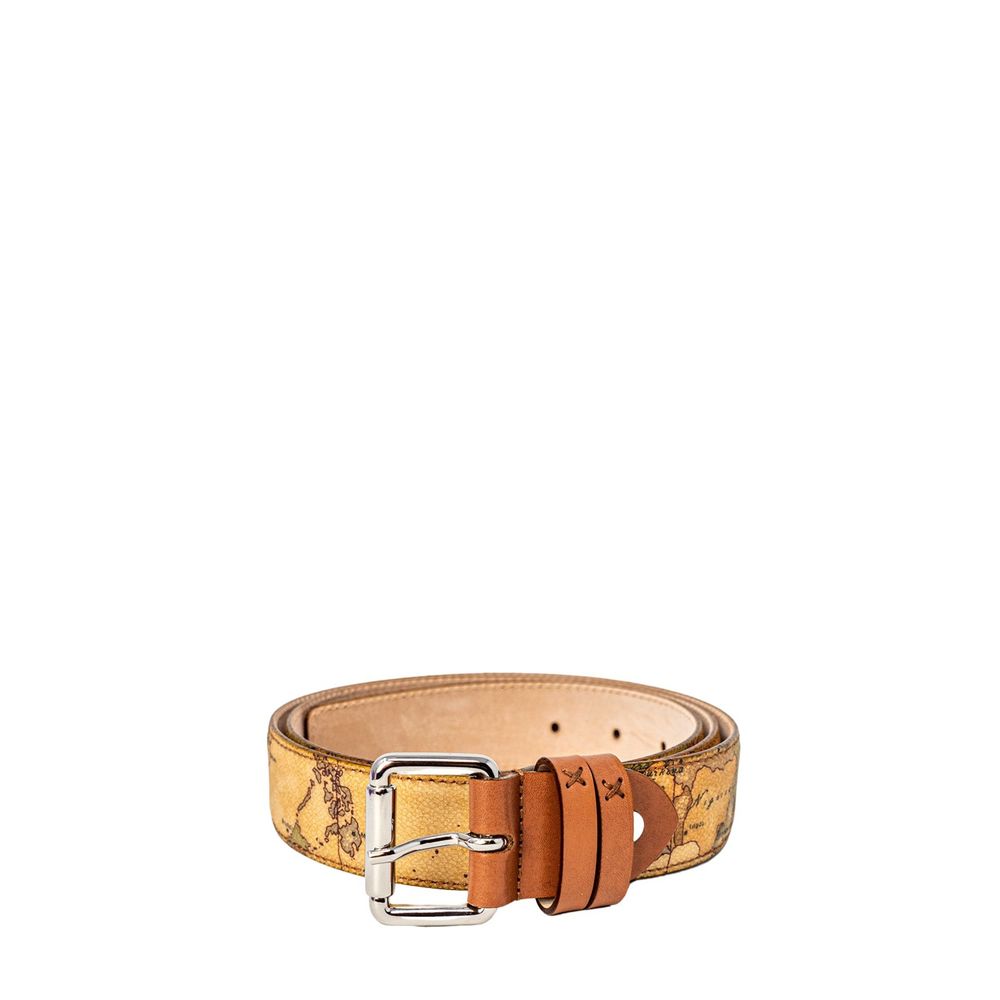 Beige Leather Belt