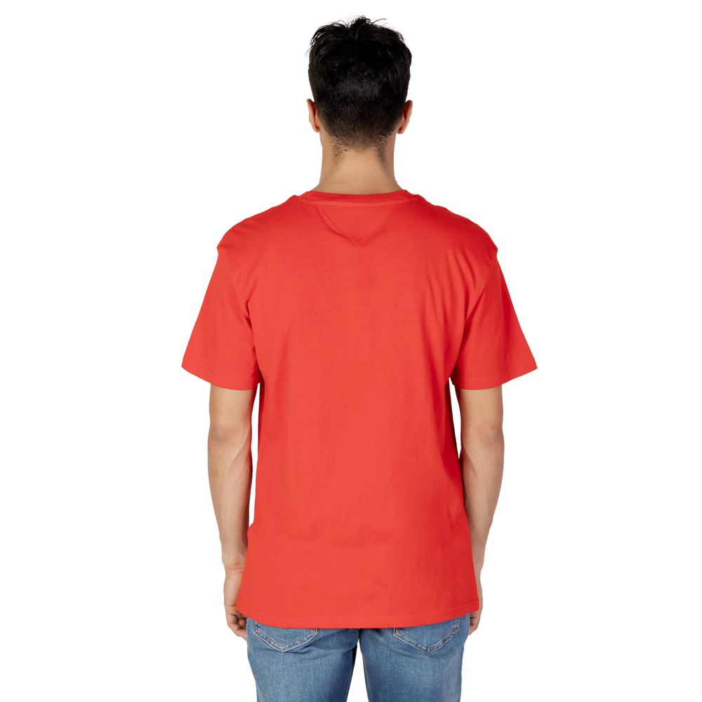 Rotes Baumwoll-T-Shirt