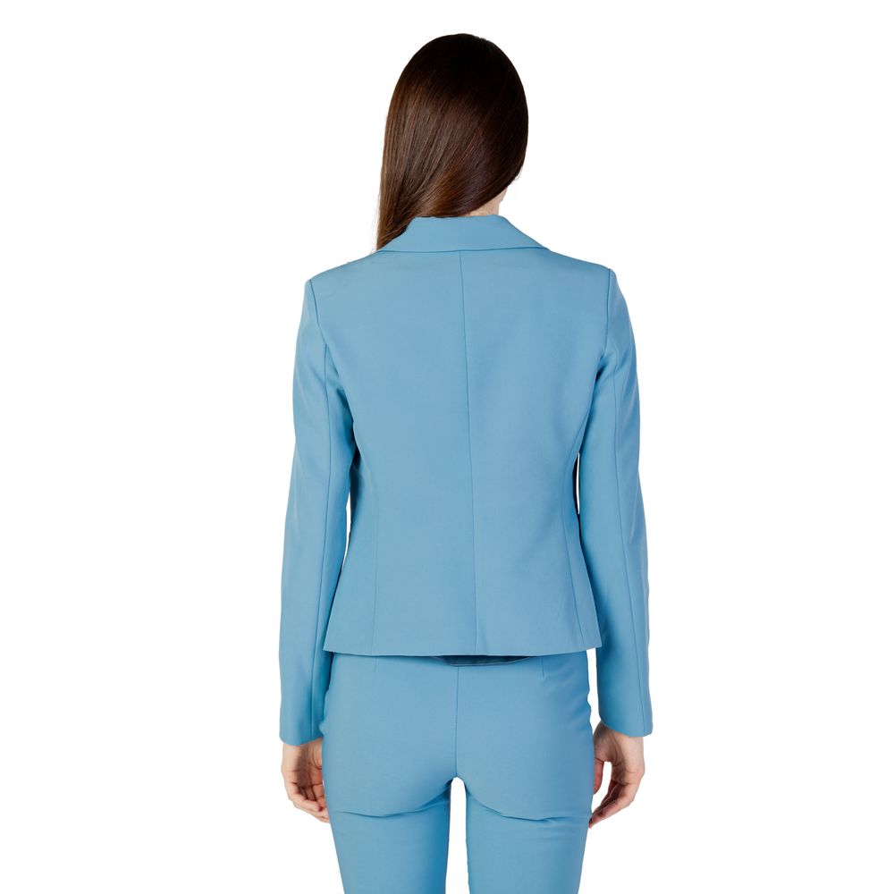 Turquoise Polyester Suits & Blazer