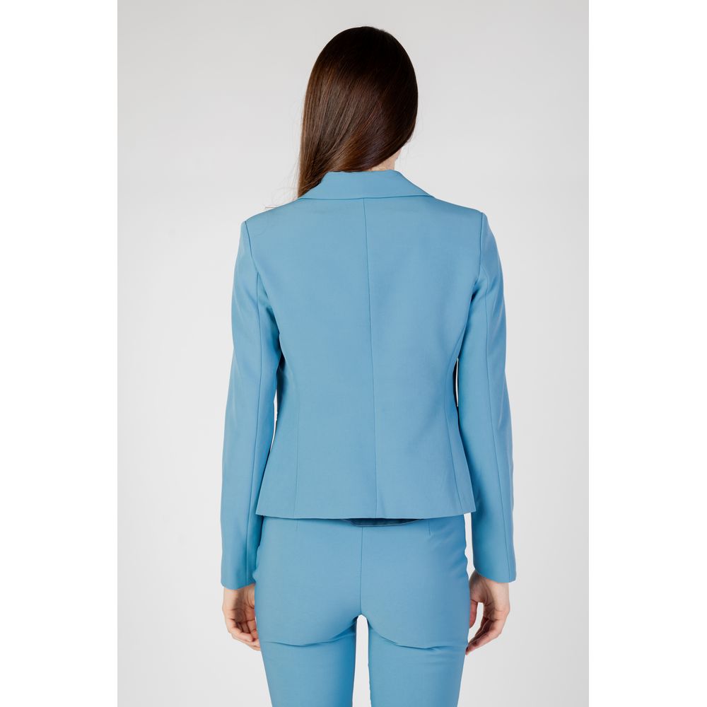 Turquoise Polyester Suits & Blazer