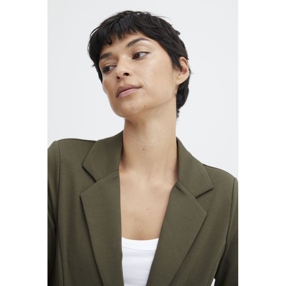 Grüne Anzüge und Blazer aus Polyester