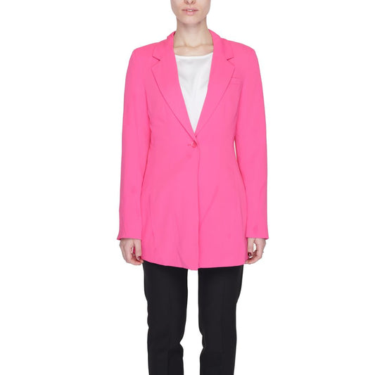 Rosa Polyester Anzüge &amp; Blazer