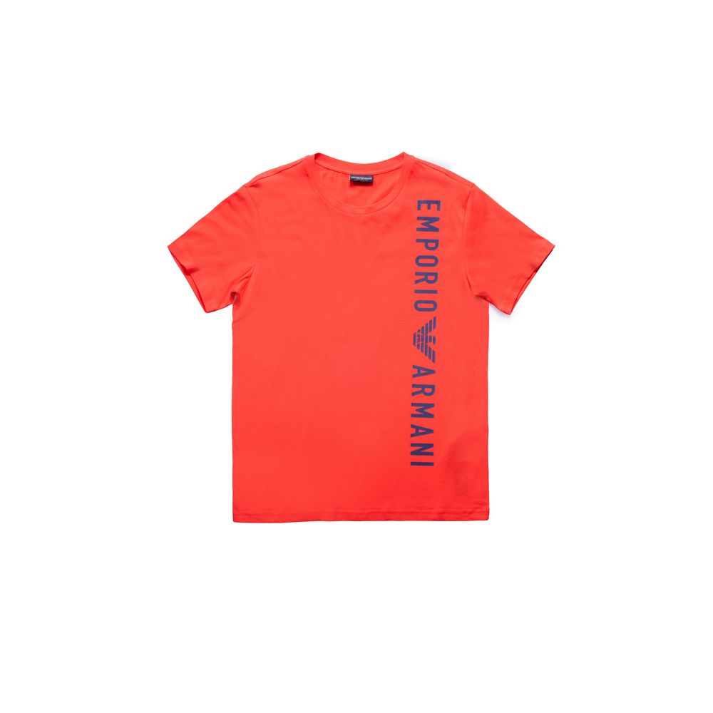 Rotes Baumwoll-T-Shirt