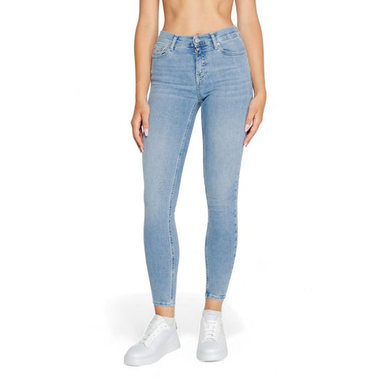 Light Blue Cotton Jeans & Pant