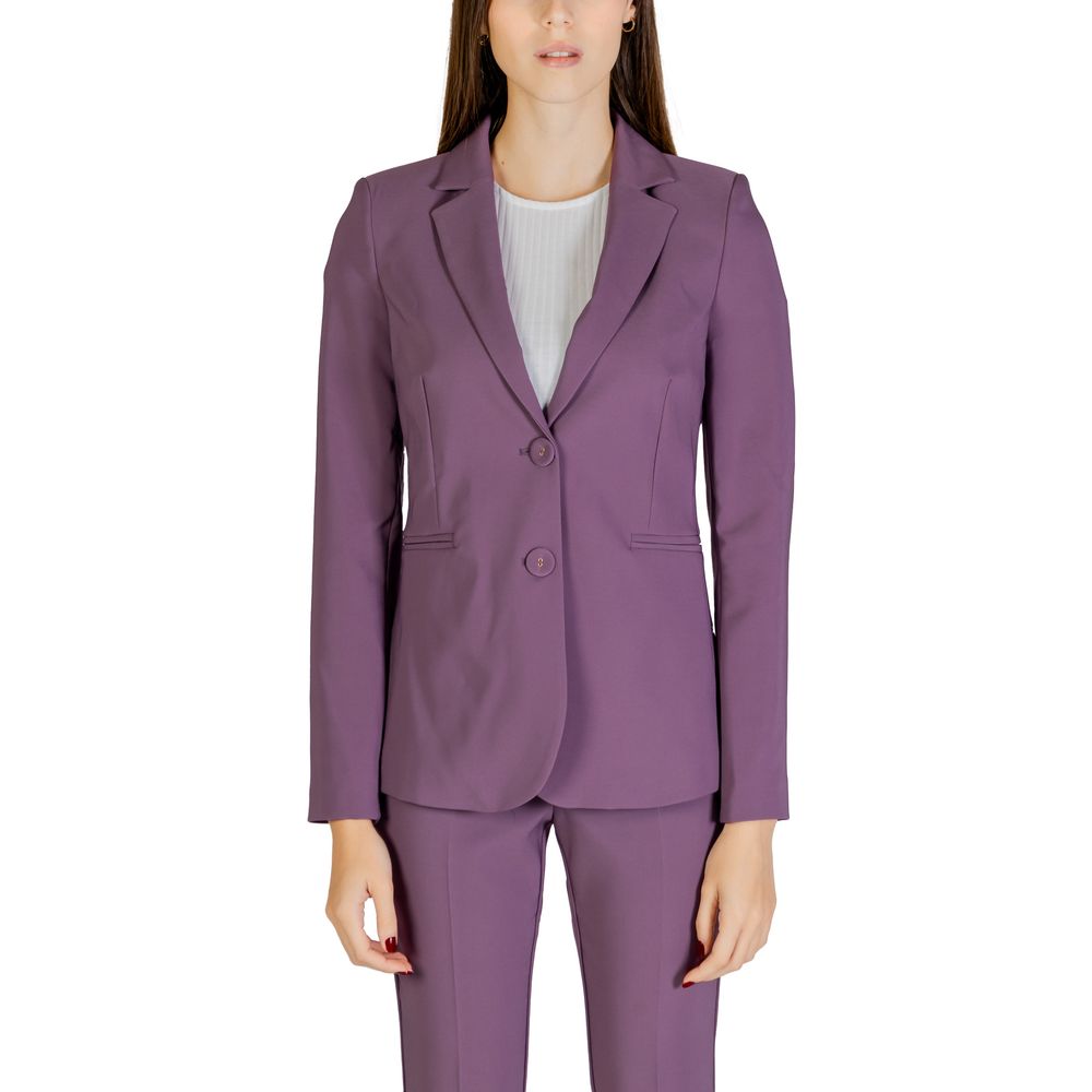 Lila Polyester Anzüge &amp; Blazer