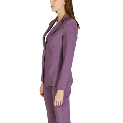 Lila Polyester Anzüge &amp; Blazer