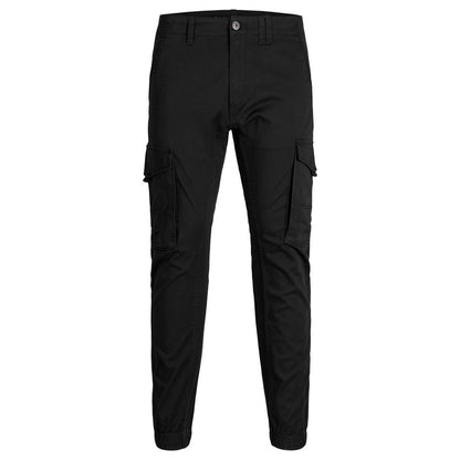 Black Cotton Jeans & Pant