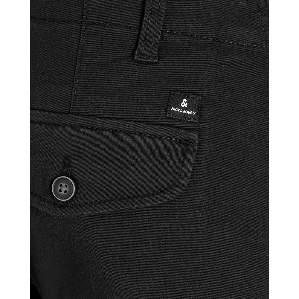 Black Cotton Jeans & Pant