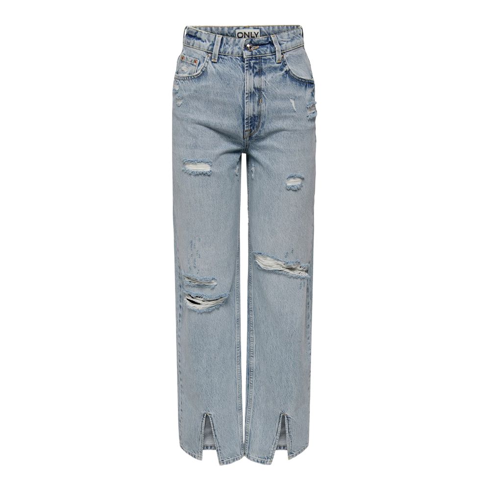 Hellblaue Jeans und Hose aus Baumwolle