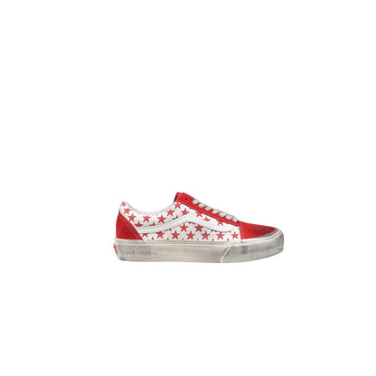 Roter Wildleder-Sneaker