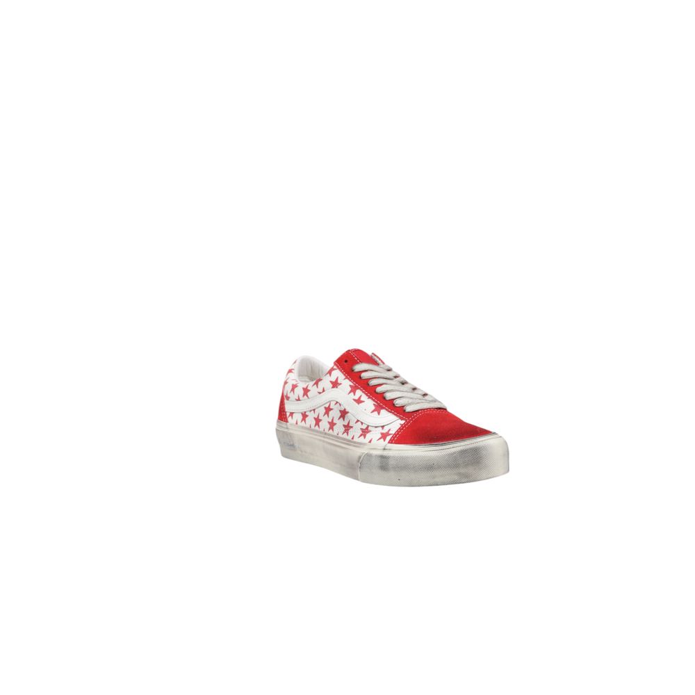 Roter Wildleder-Sneaker