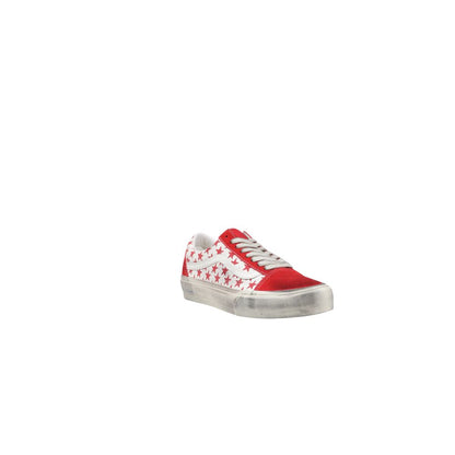 Roter Wildleder-Sneaker