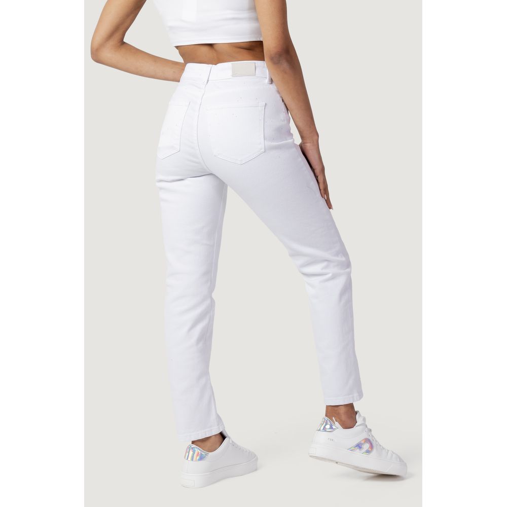 White Cotton Jeans & Pant