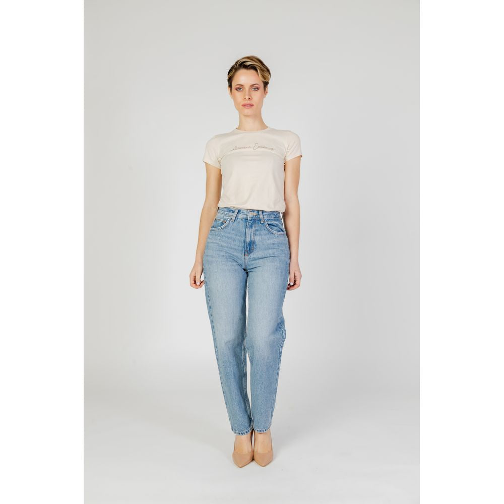 Hellblaue Jeans und Hose aus Baumwolle