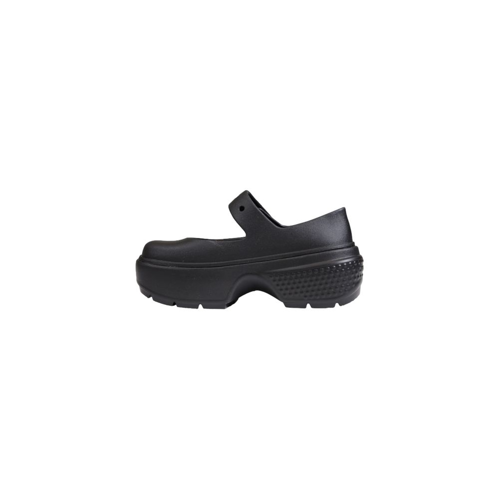 Black Synthetic Sandal