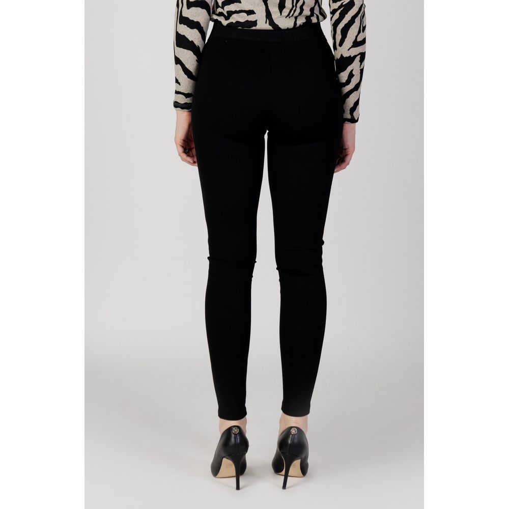 Black Viscose Jeans & Pant