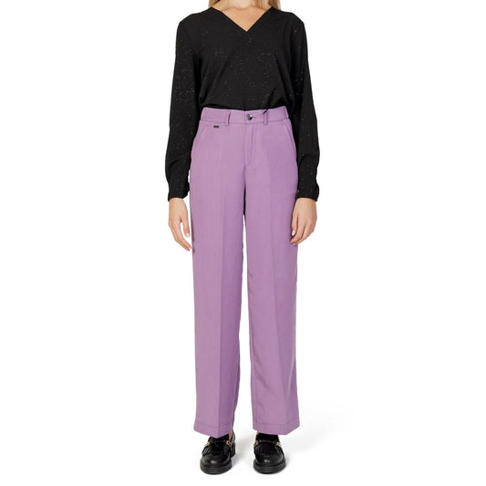 Purple Lyocell Jeans & Pant