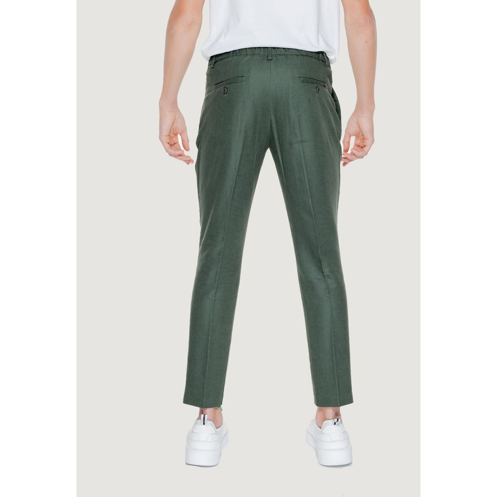 Grüne Jeans und Hose aus Leinen