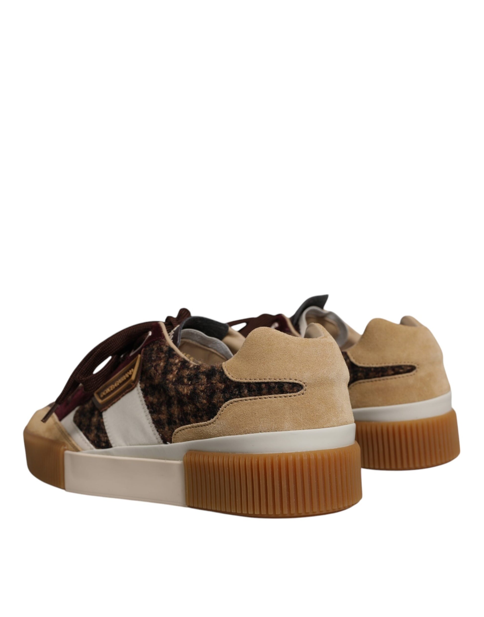 Mehrfarbige Miami Low Top Sneakers aus Leder