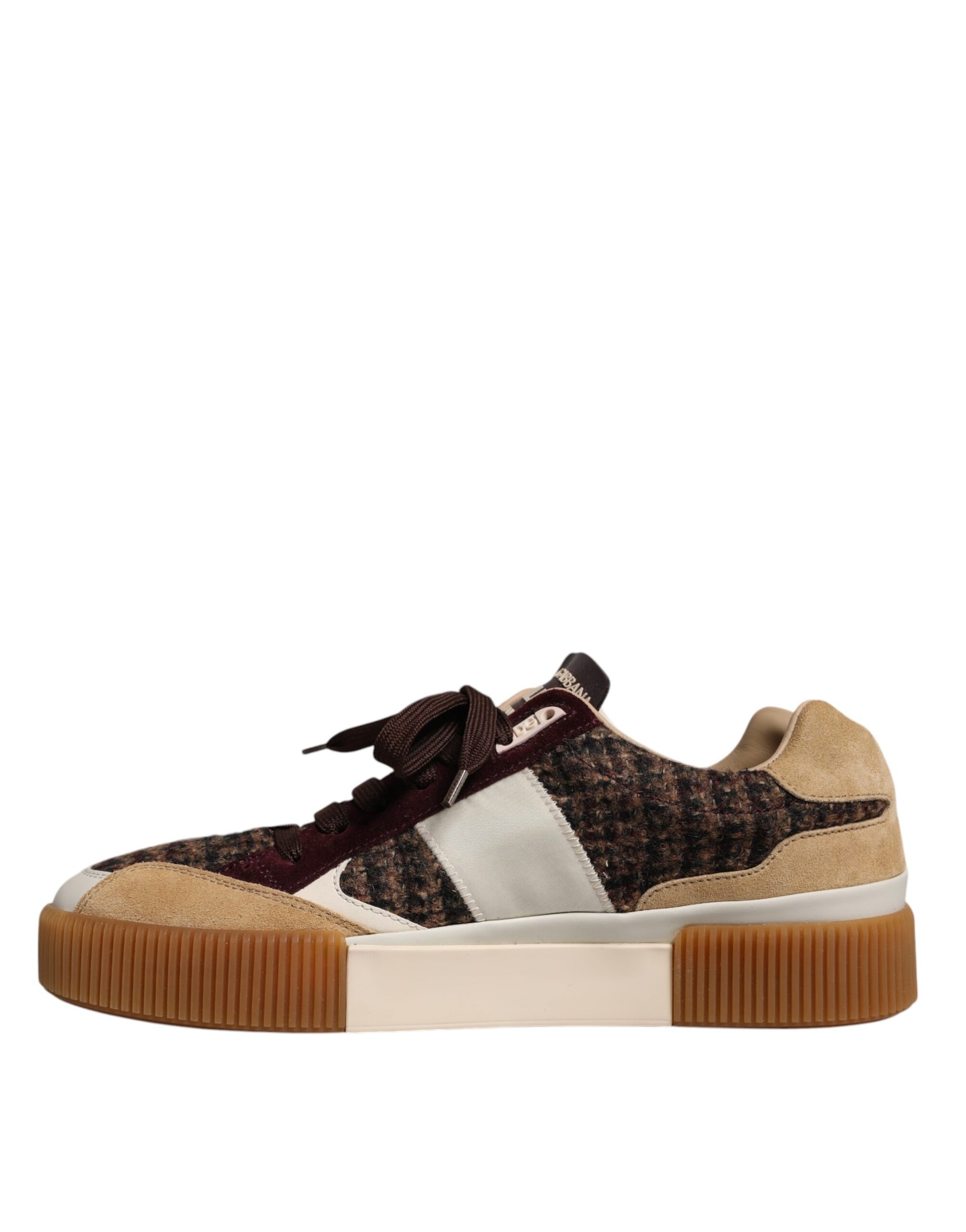 Mehrfarbige Miami Low Top Sneakers aus Leder