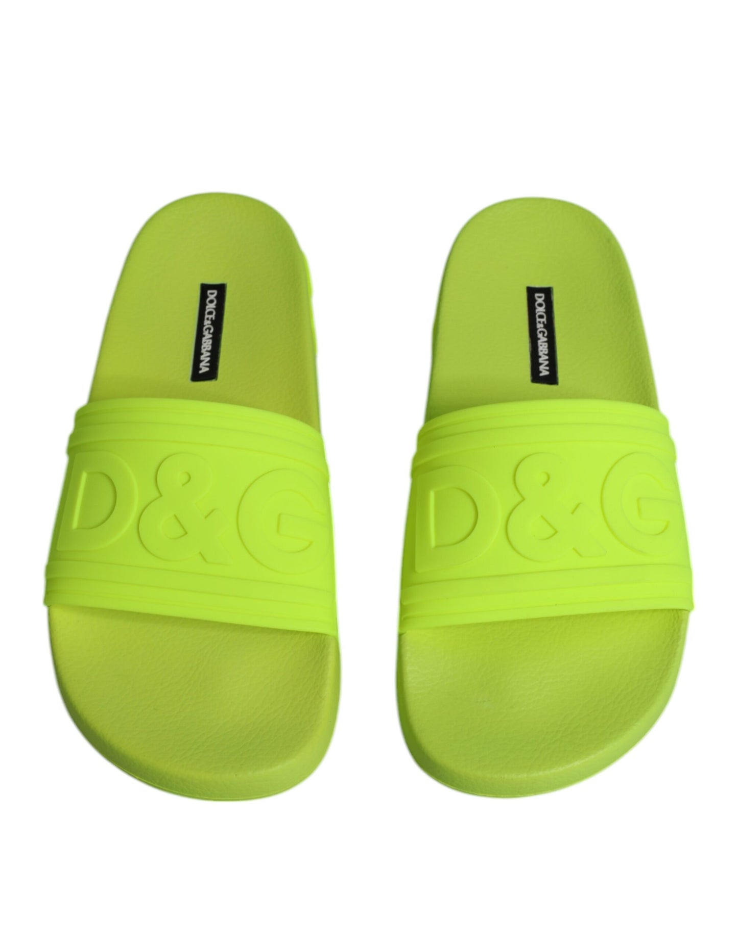 Grüne Gummi Slides Sandalen Beachwear Schuhe